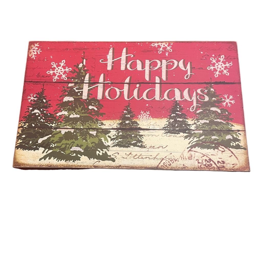 Celebrate It Wooden Holiday Decor